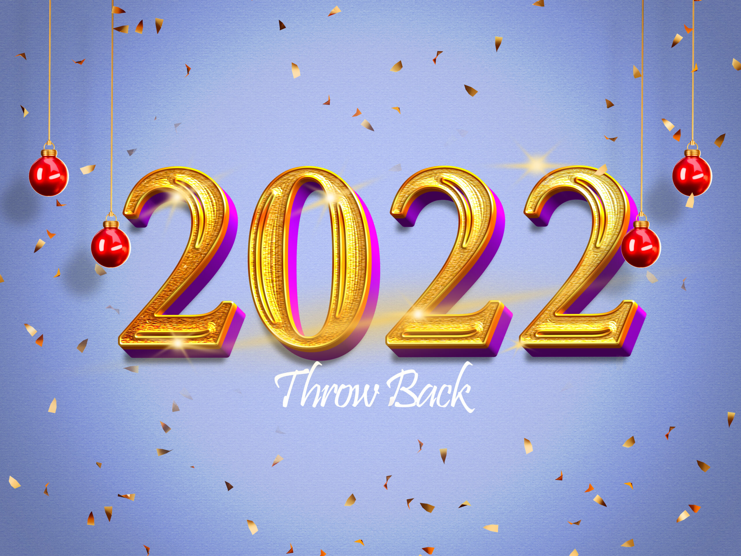 Happy new year 2023 gold text effect